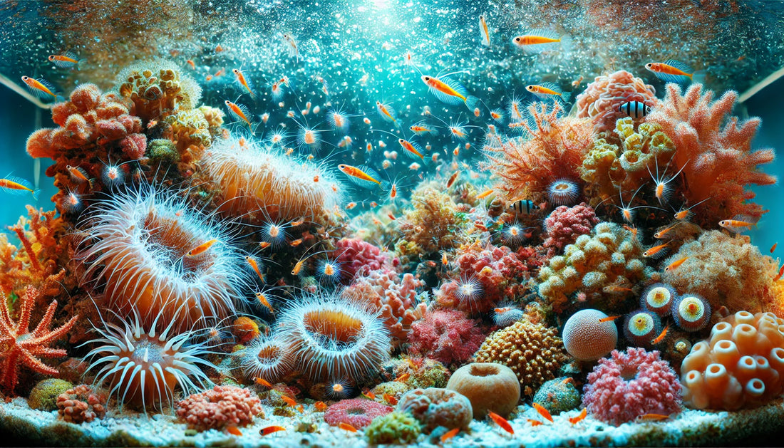 Copepods in a reef tank
